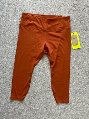 NWT Nike Yoga Rust Orange High-Rise Women’s Leggings Size 2X